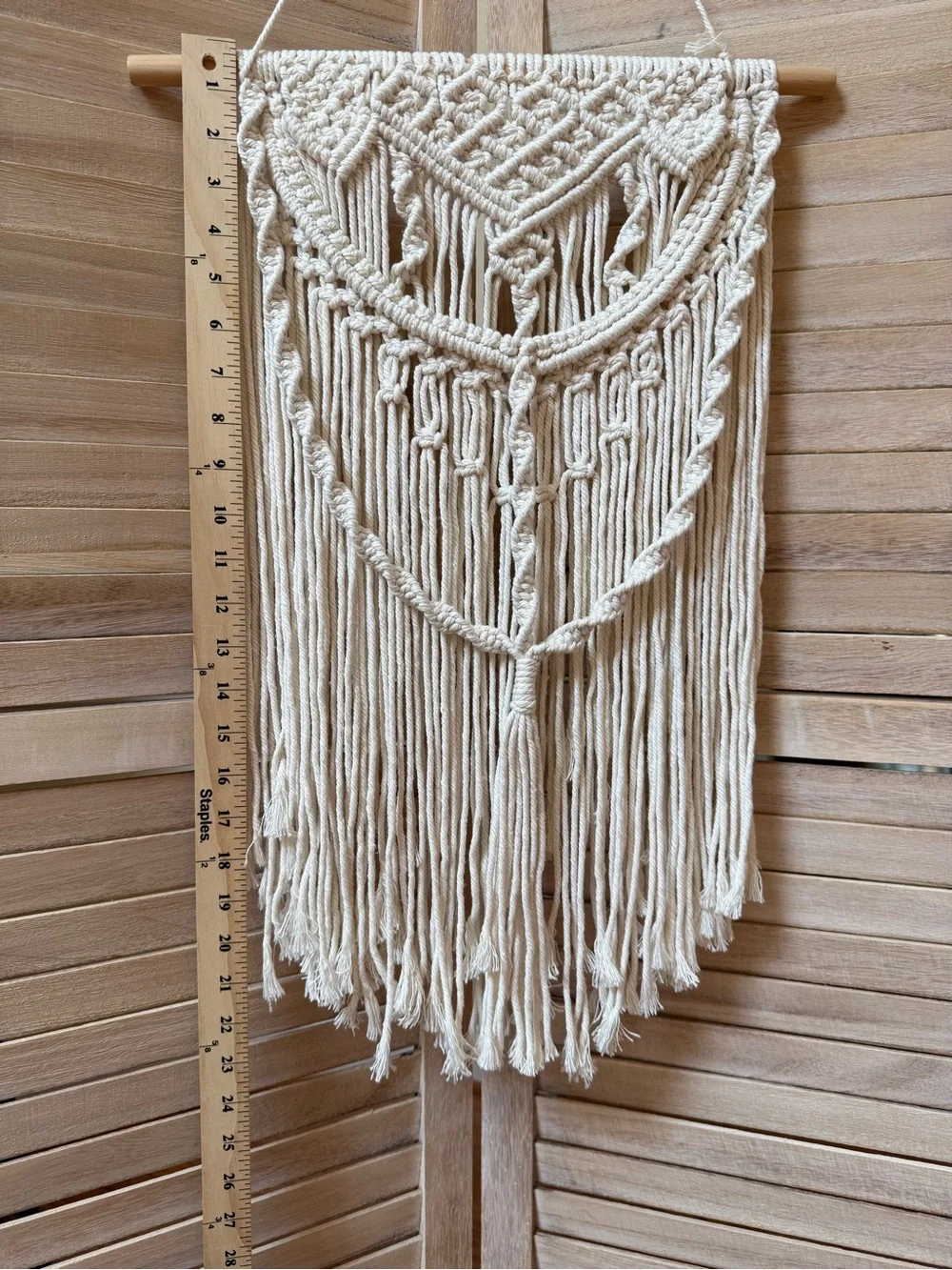 Boho Macramé Wall Hanging - Cream